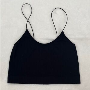 Black Women's Spaghetti Strap Top